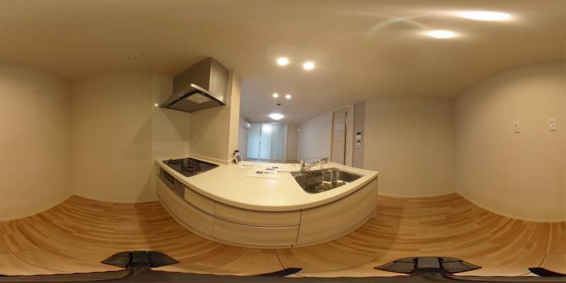 パノラマ画像キッチン