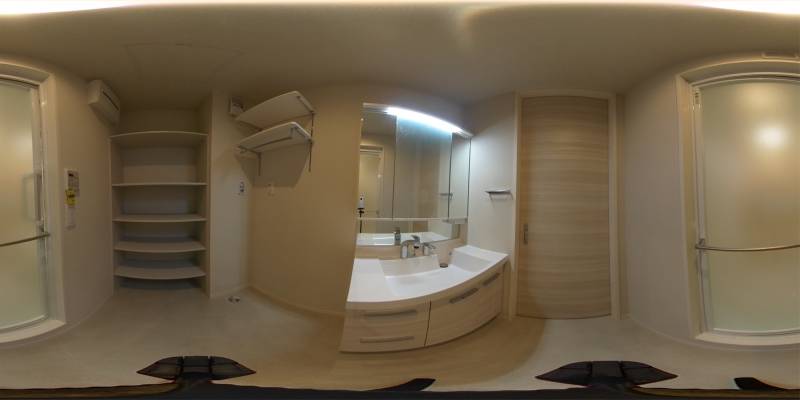 パノラマ画像洗面所