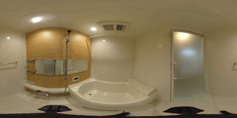 パノラマ画像バスルーム