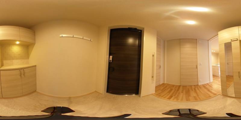 パノラマ画像玄関