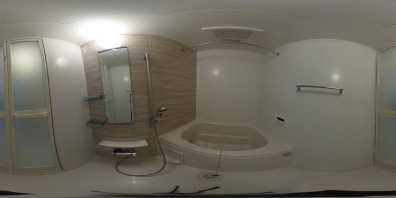 パノラマ画像バスルーム