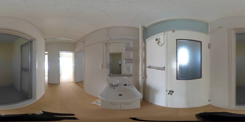 パノラマ画像洗面所