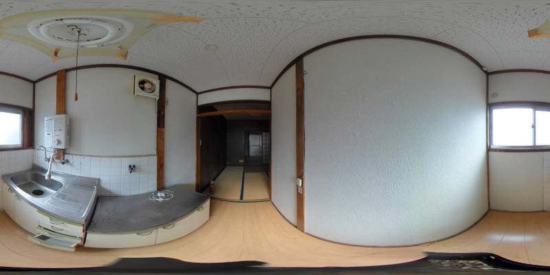 パノラマ画像キッチン