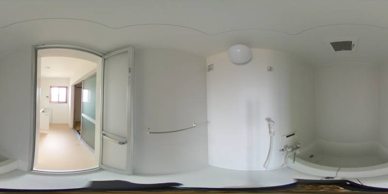パノラマ画像バスルーム