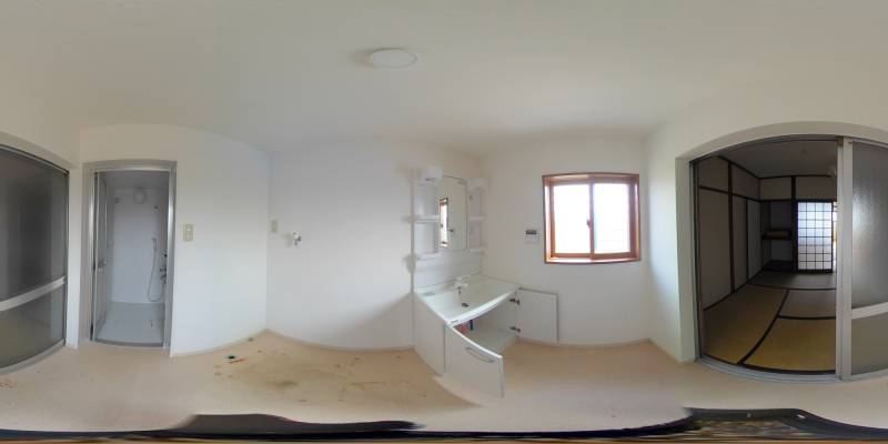 パノラマ画像洗面所