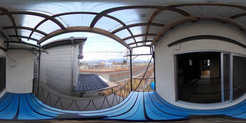 パノラマ画像バルコニー