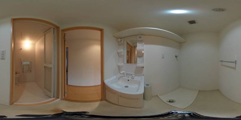 パノラマ画像洗面所