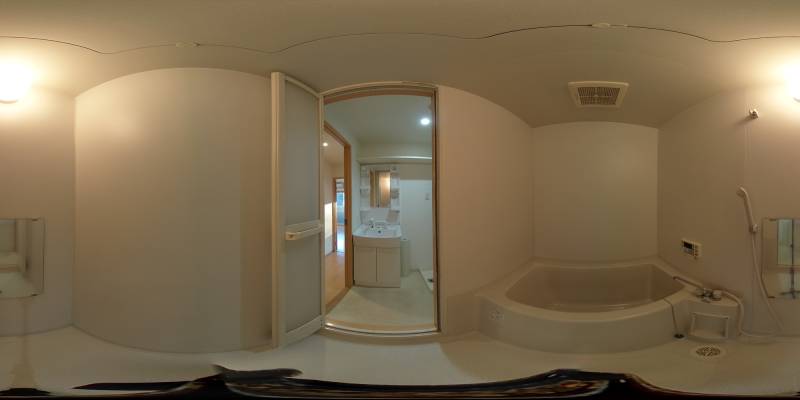 パノラマ画像バスルーム