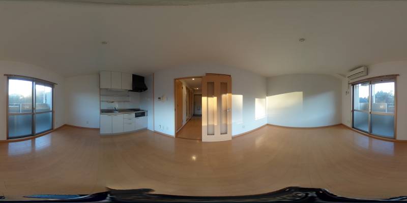 パノラマ画像リビング