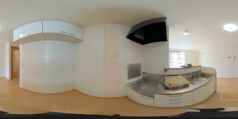 パノラマ画像キッチン