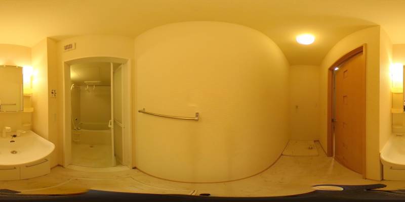 パノラマ画像洗面所