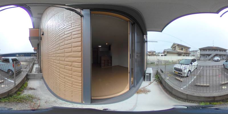 パノラマ画像バルコニー