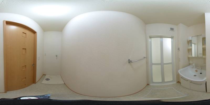 パノラマ画像洗面所