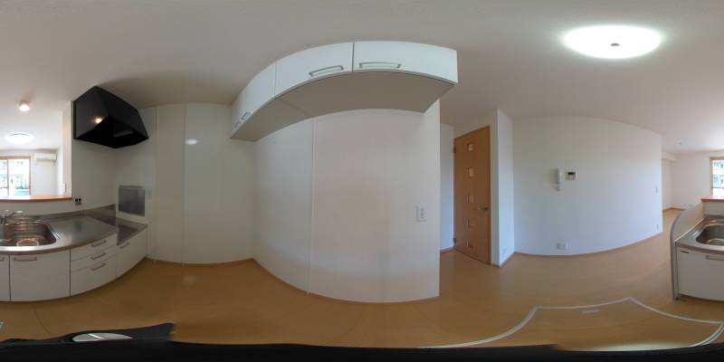 パノラマ画像キッチン