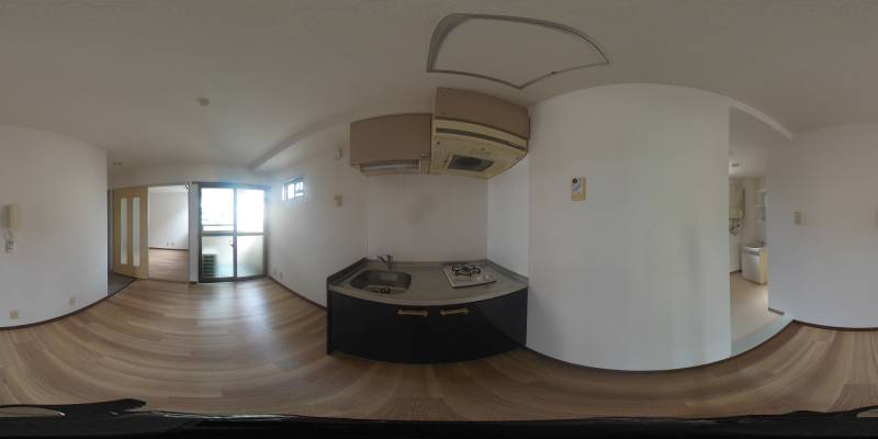 パノラマ画像キッチン