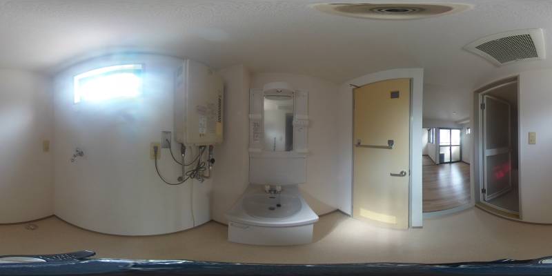 パノラマ画像洗面所