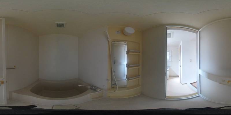 パノラマ画像バスルーム