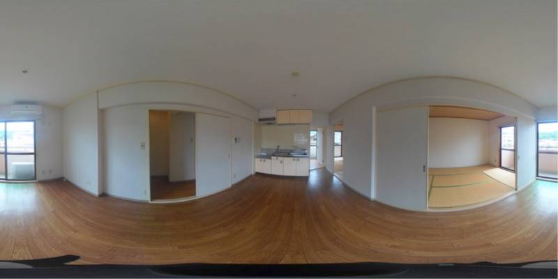 パノラマ画像リビング