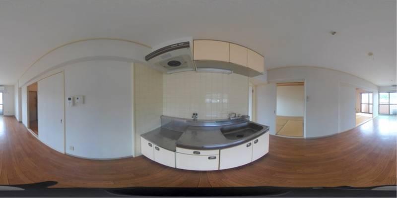 パノラマ画像キッチン