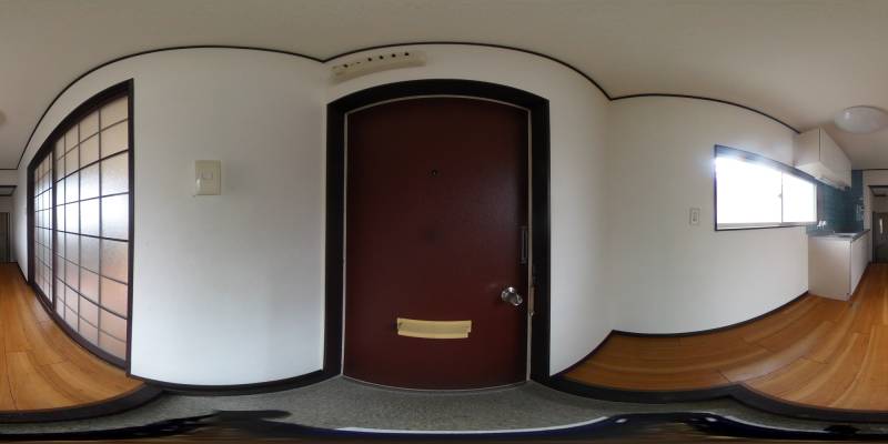 パノラマ画像玄関