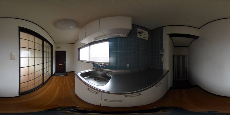 パノラマ画像キッチン