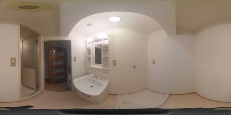 パノラマ画像洗面所