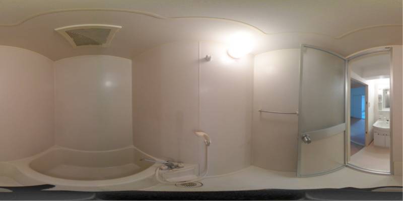 パノラマ画像バスルーム