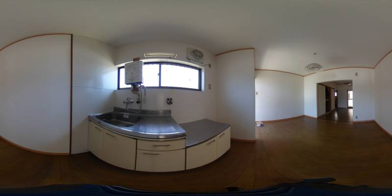 パノラマ画像キッチン