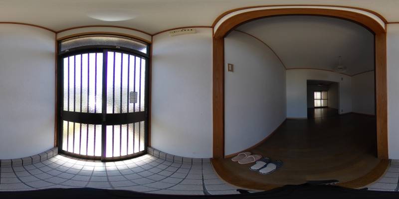 パノラマ画像玄関