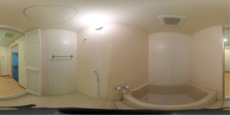 パノラマ画像バスルーム