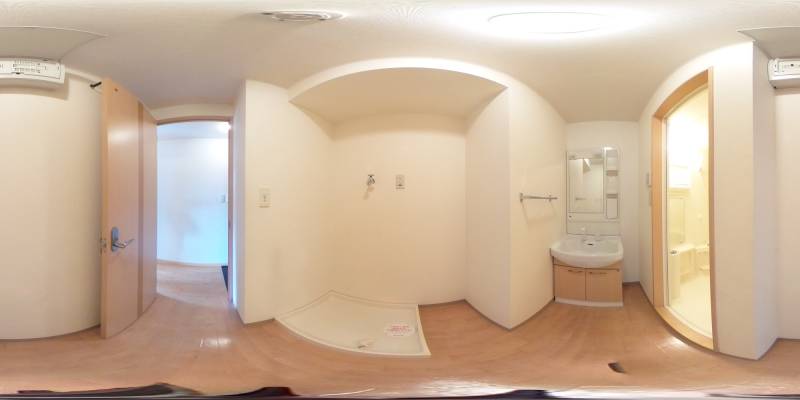 パノラマ画像洗面所