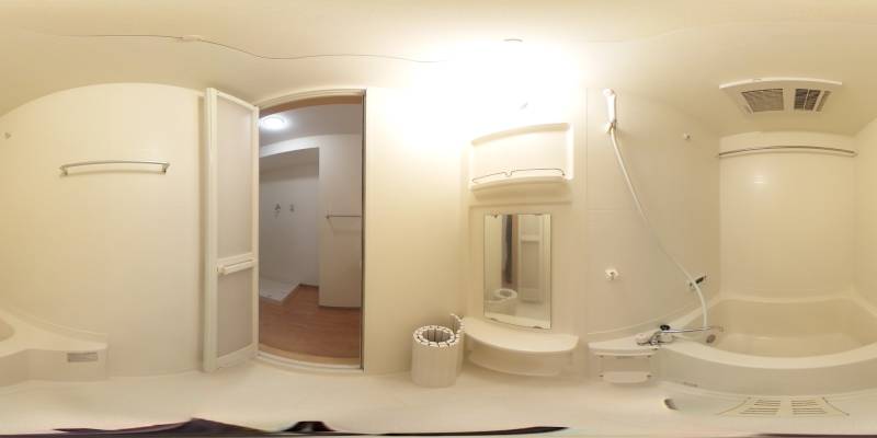 パノラマ画像バスルーム