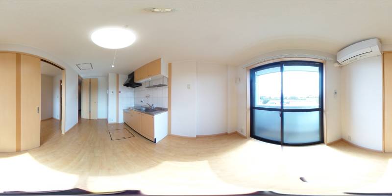 パノラマ画像洋室