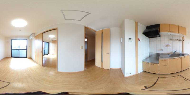 パノラマ画像キッチン