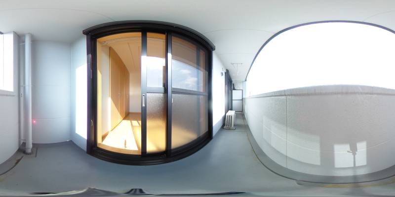 パノラマ画像バルコニー