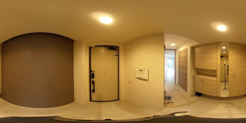 パノラマ画像玄関