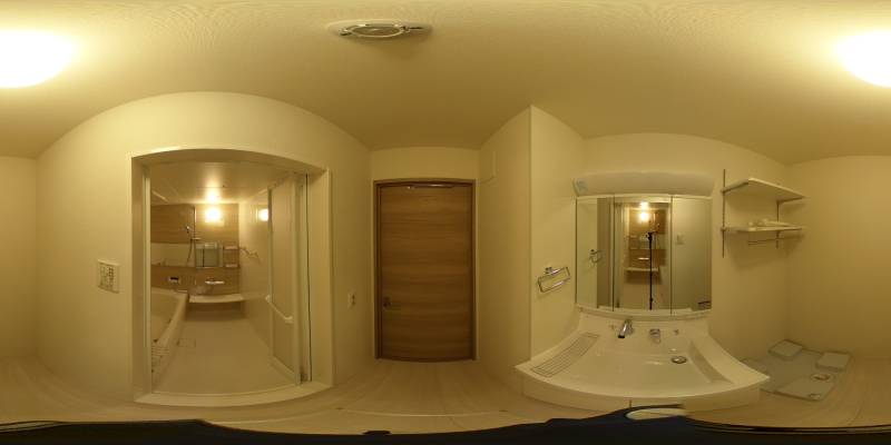 パノラマ画像洗面所