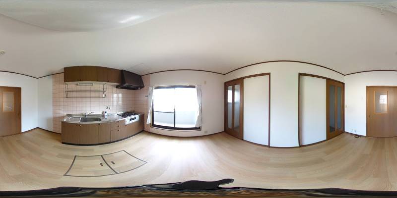 パノラマ画像リビング