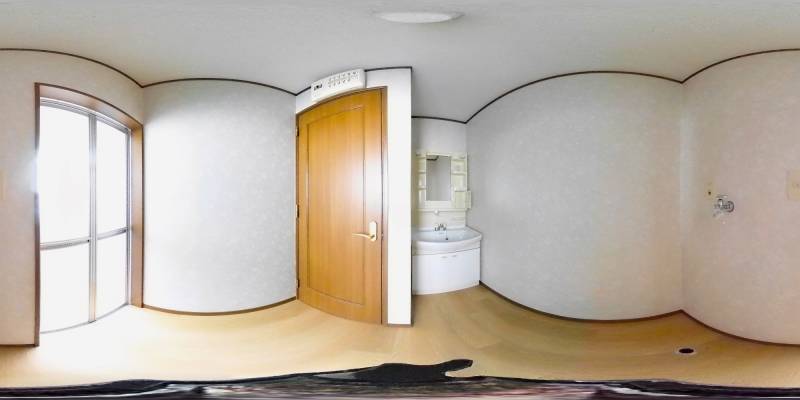 パノラマ画像洗面所