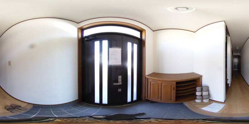 パノラマ画像玄関