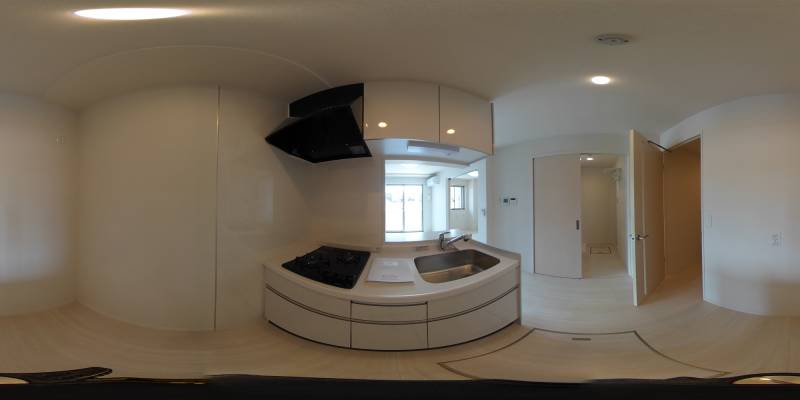 パノラマ画像キッチン