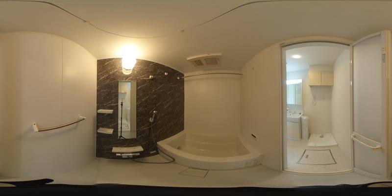 パノラマ画像バスルーム