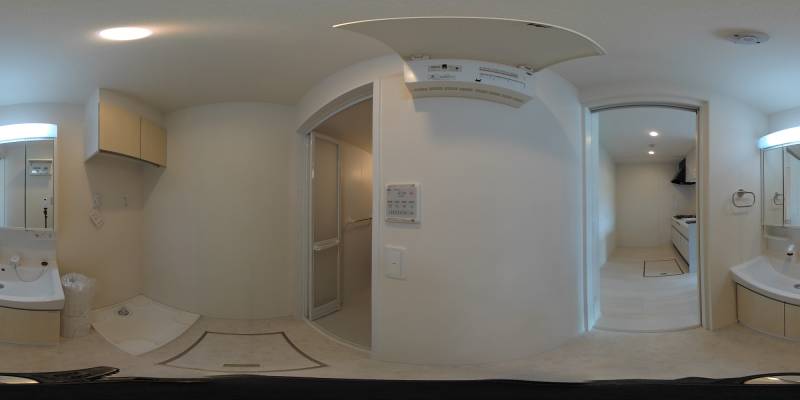 パノラマ画像洗面所