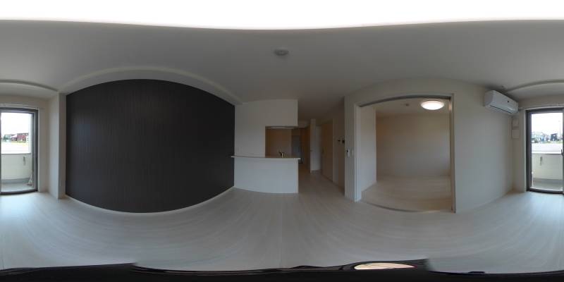 パノラマ画像リビング