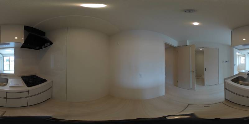 パノラマ画像キッチン