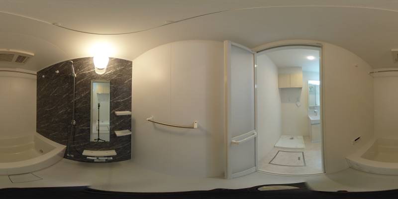 パノラマ画像バスルーム
