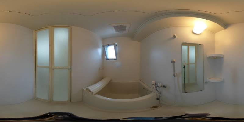 パノラマ画像バスルーム