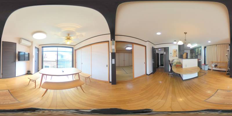 パノラマ画像リビング