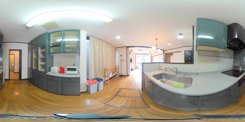 パノラマ画像キッチン