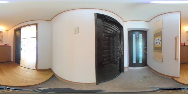 パノラマ画像玄関